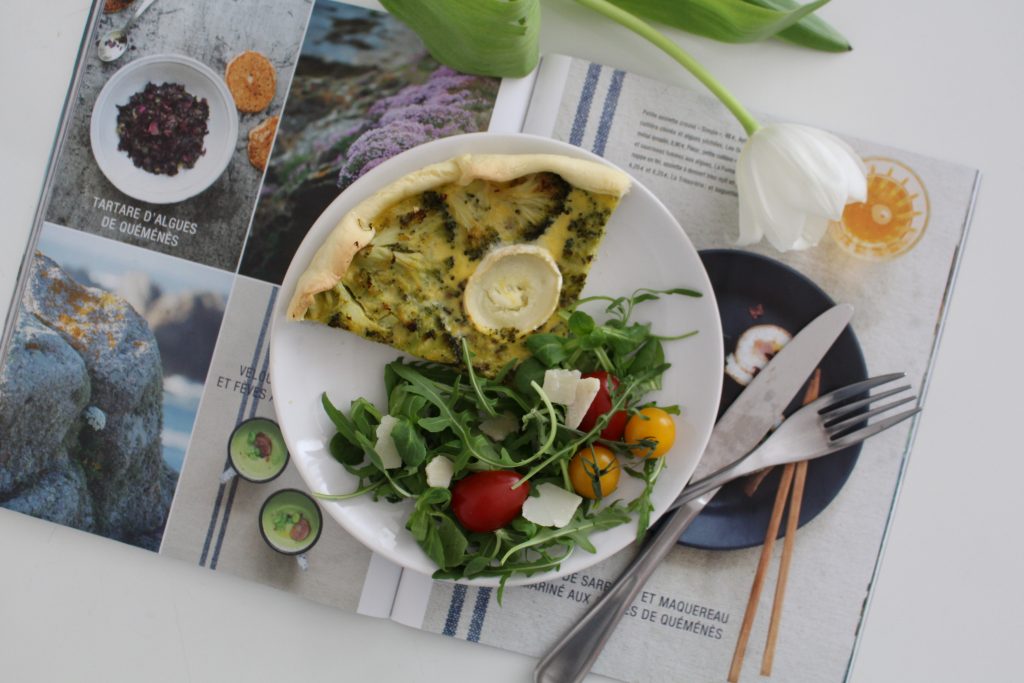 Quiche brocolischèvre L'instant Flo