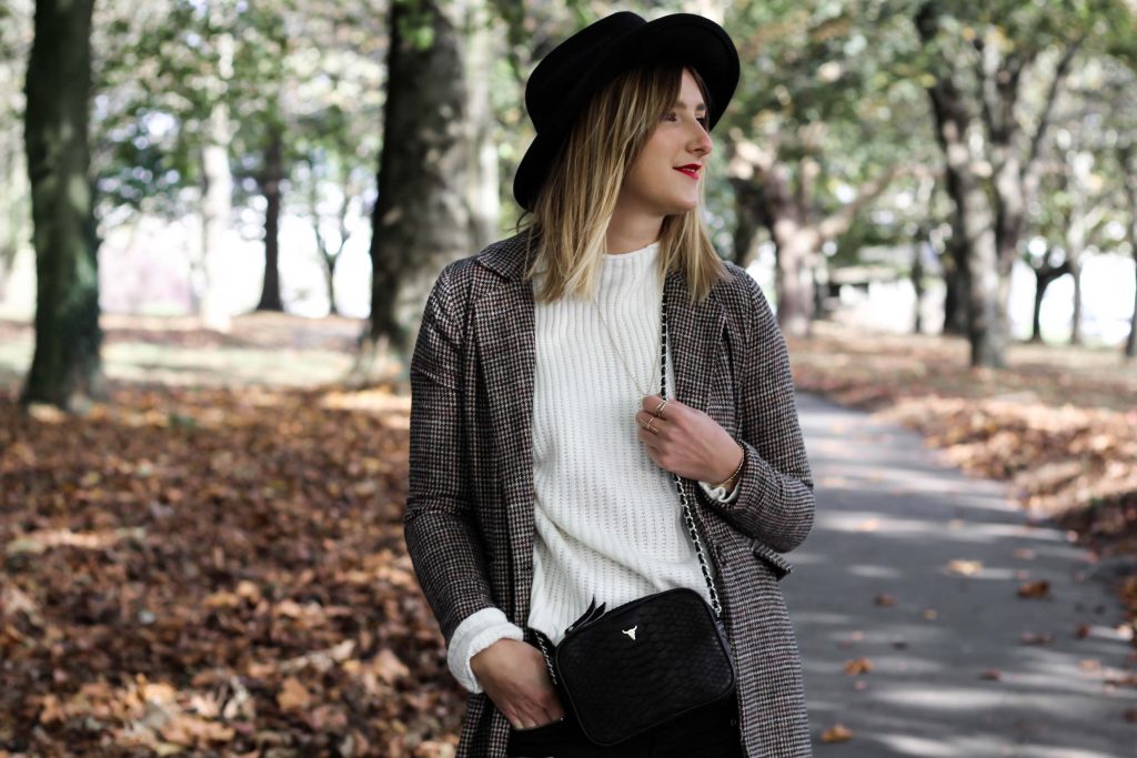 Le manteau pied de poule L'instant Flo